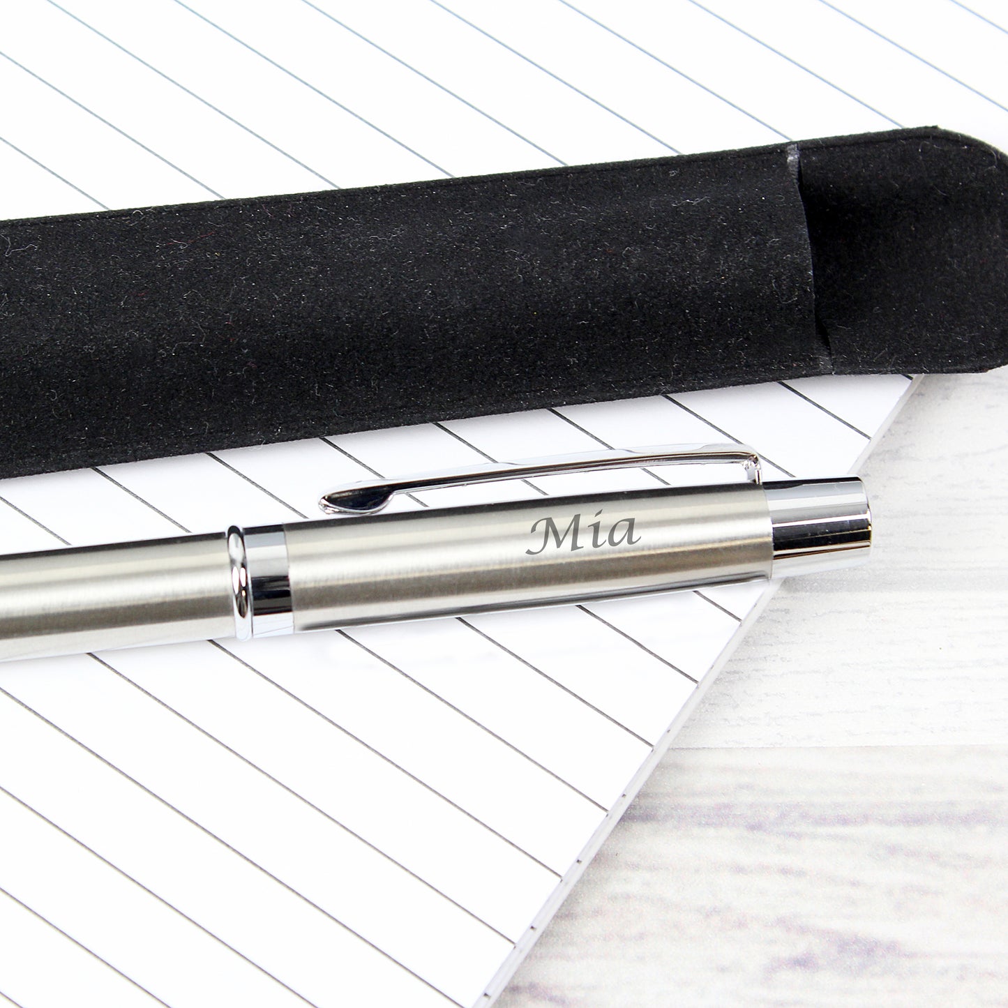 Personalised Scripted Graduation Pen and Pouch Set