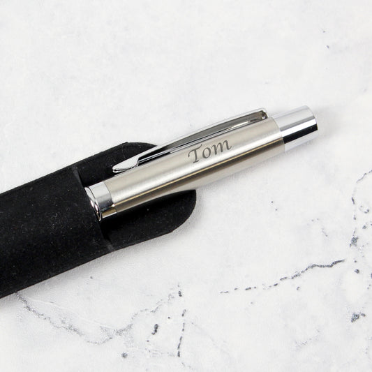 Personalised Scripted Graduation Pen and Pouch Set