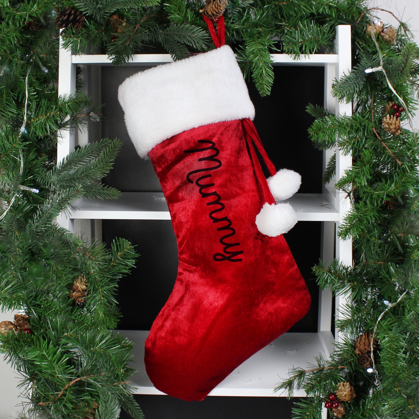 Personalised Red Christmas Stocking