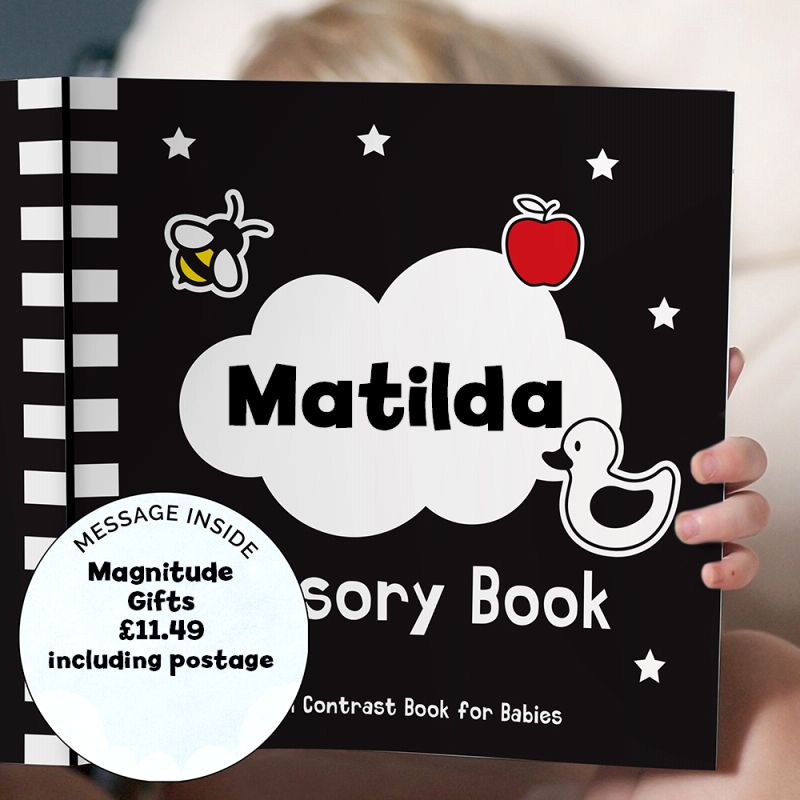 High Contrast Black and White Baby Sensory Book