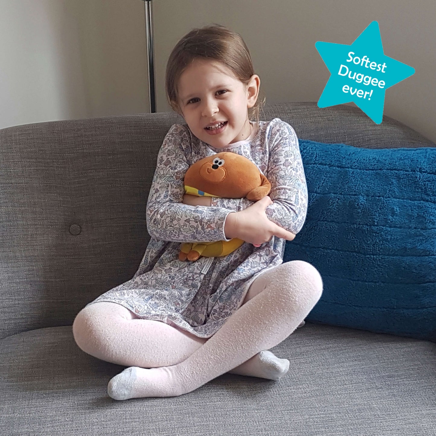 Personalised Hey Duggee Hug Squashy Soft Toy 20cm