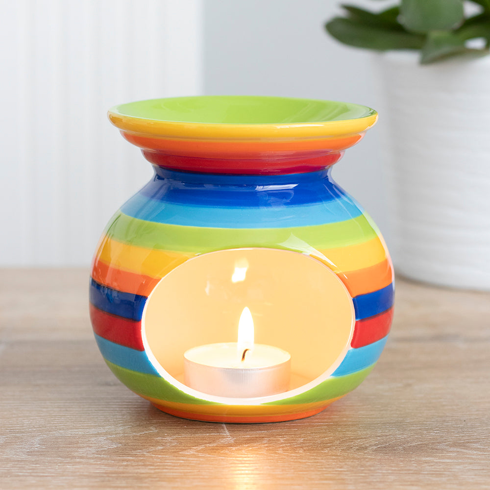 Pride Rainbow Stripe Oil Burner