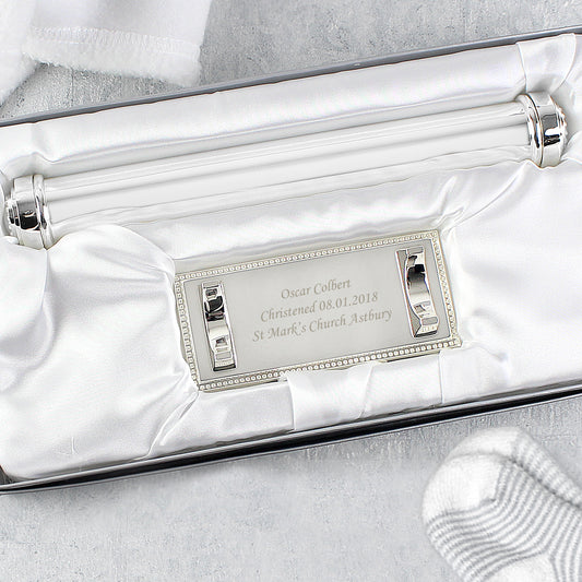 Graduation Certificate Holder Personalised Plain Silver Plated