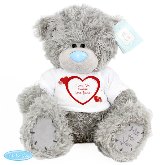 Personalised Me to You Bear Hearts Teddy
