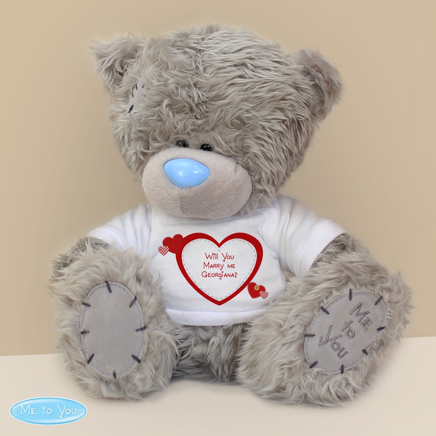 Personalised Me to You Bear Hearts Teddy