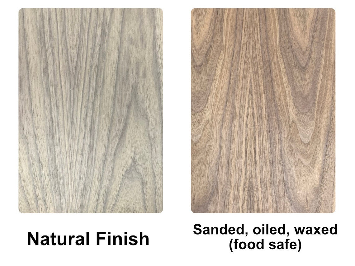 Personalised Engraved Clipboard Menu Boards 10 x A4 (Sanded, Oiled and Waxed)