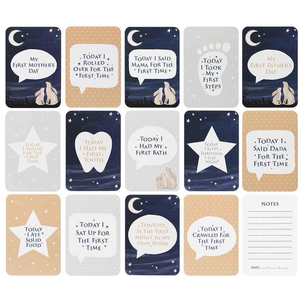 Baby's First Year Milestone Cards & White Box