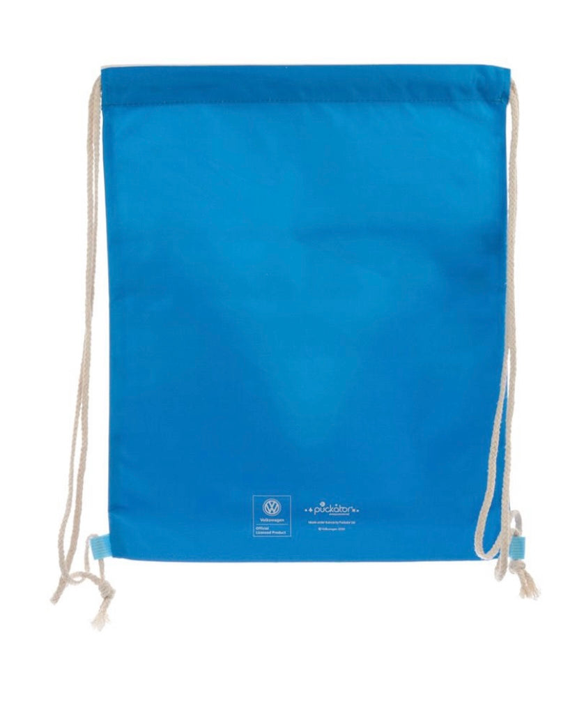 Personalised Volkswagen VW T1 Camper Bus Drawstring Bag Red/Blue