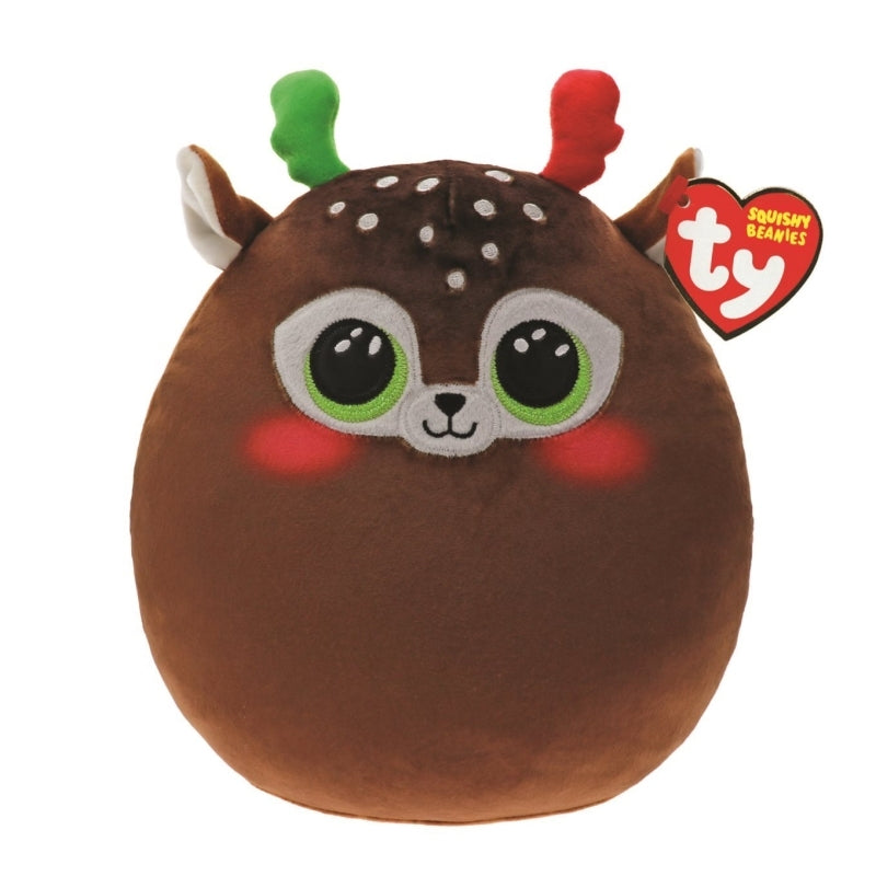 Personalised Ty Squish a Boo 10 Inch Minx Reindeer Plush
