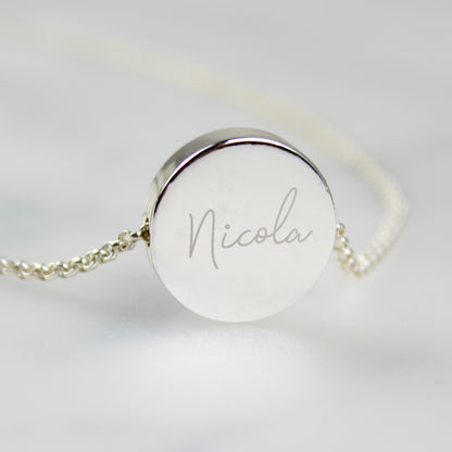 Personalised Graduation Sentiment Silver Tone Necklace and Box
