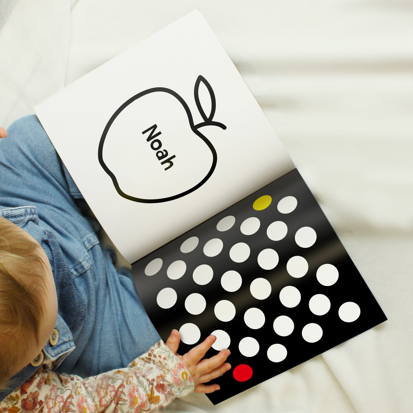 High Contrast Black and White Baby Sensory Book