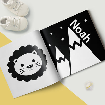 High Contrast Black and White Baby Sensory Book