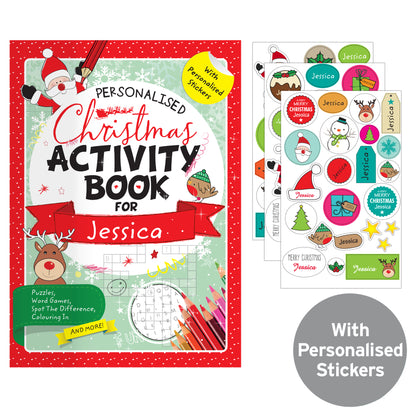 Christmas Activity Book with Stickers