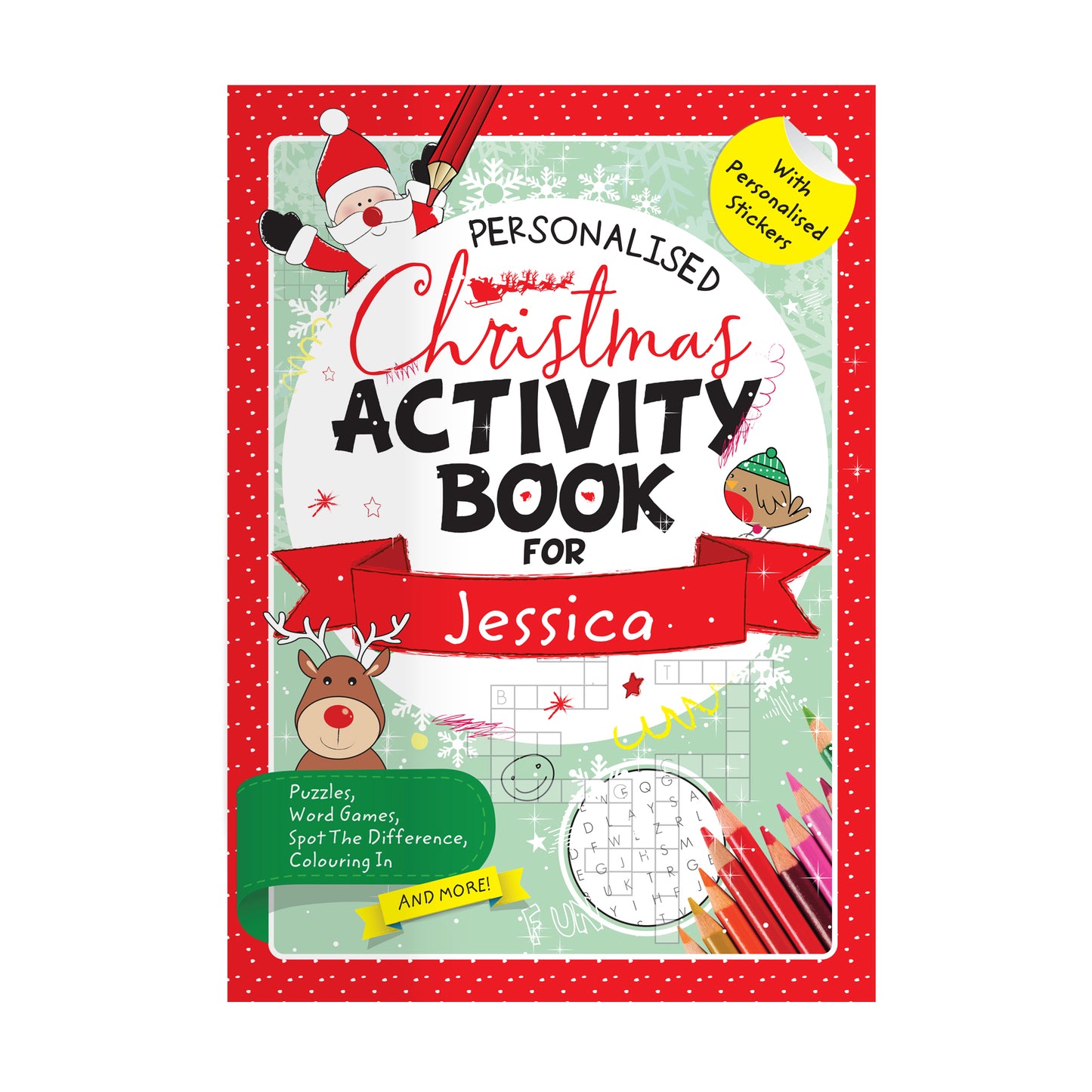 Christmas Activity Book with Stickers
