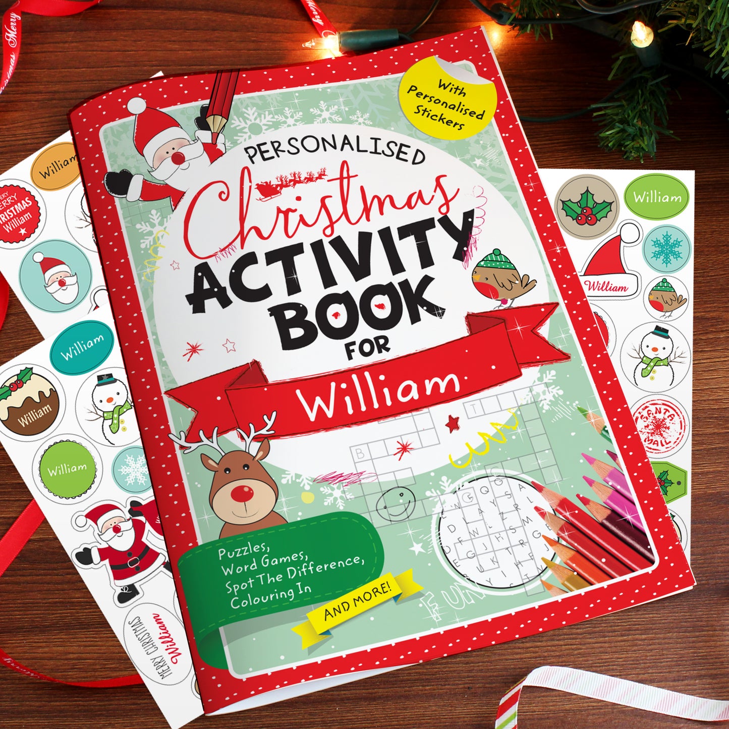 Christmas Activity Book with Stickers