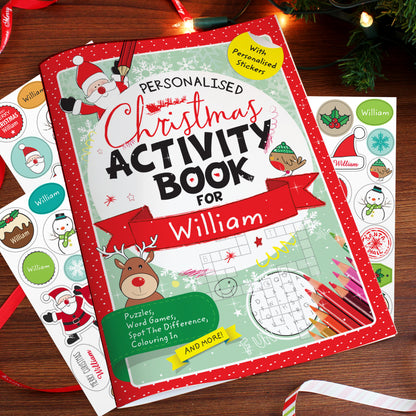 Christmas Activity Book with Stickers