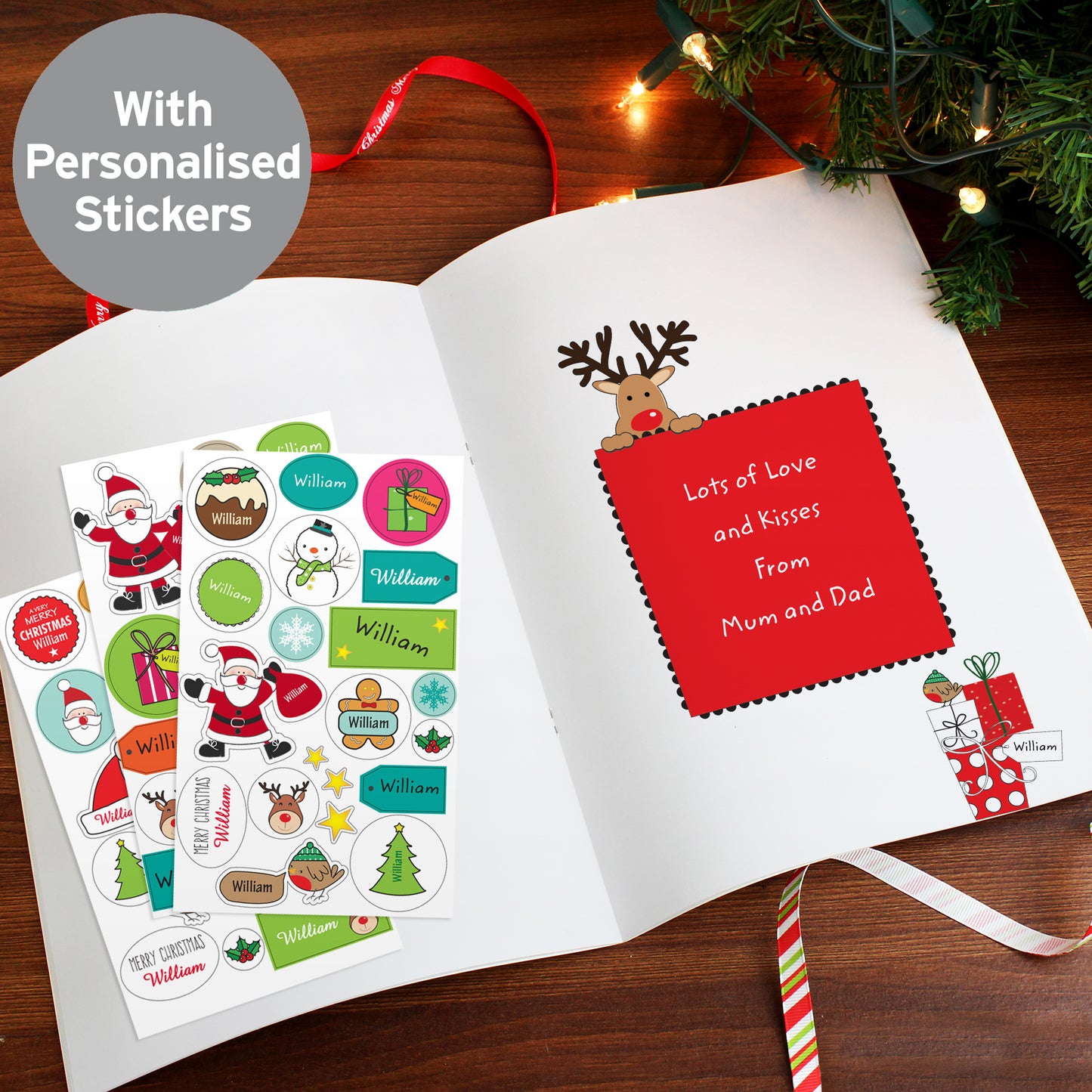 Christmas Activity Book with Stickers