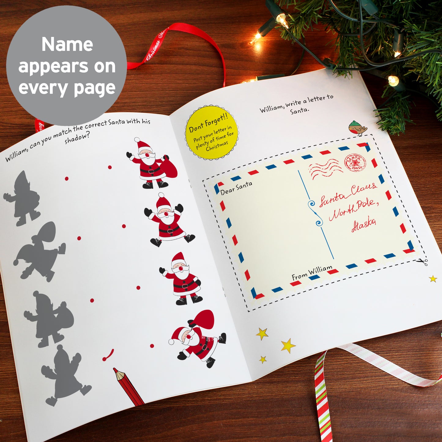 Christmas Activity Book with Stickers