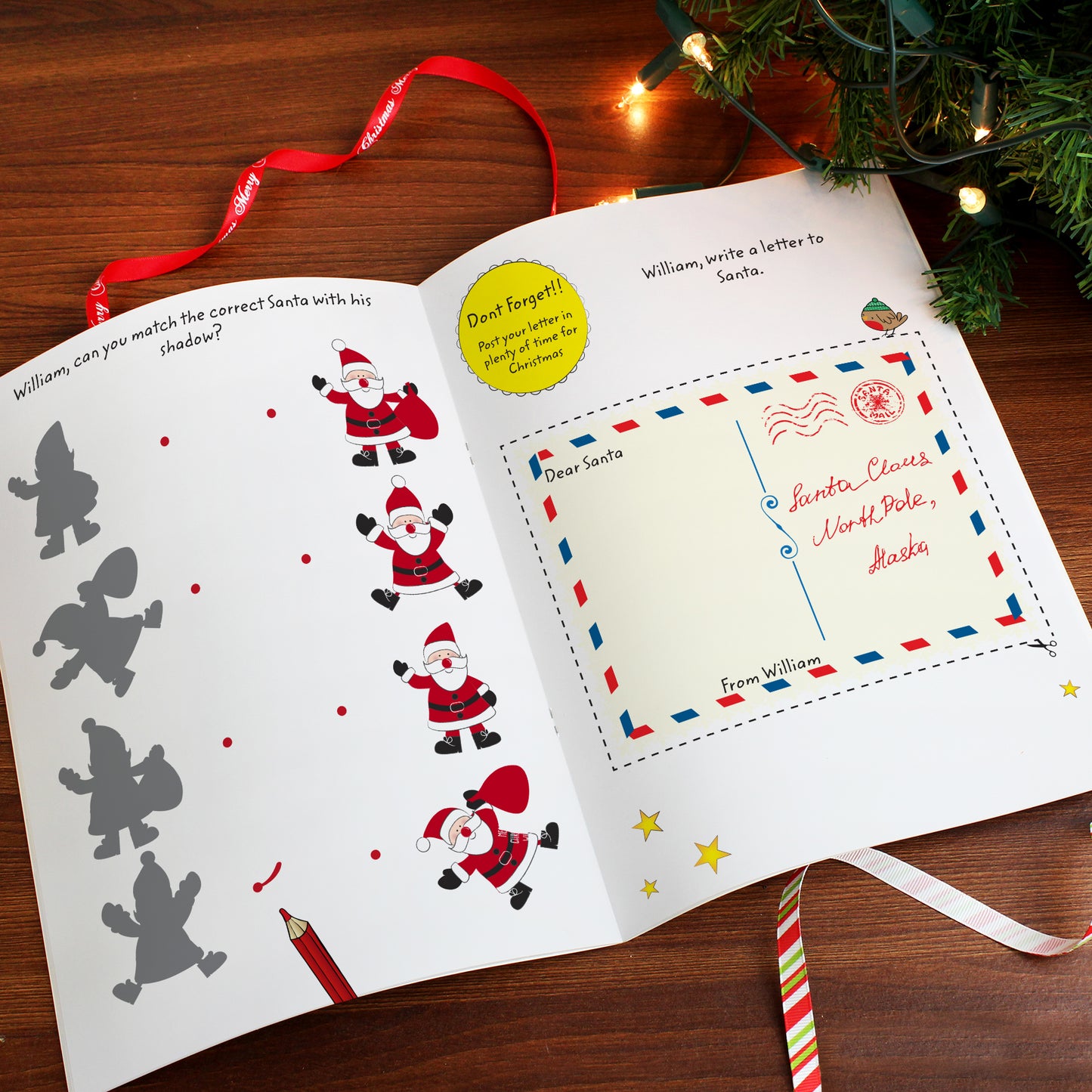 Christmas Activity Book with Stickers