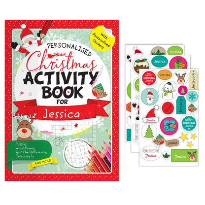 Christmas Activity Book with Stickers