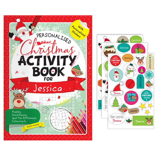 Christmas Activity Book with Stickers