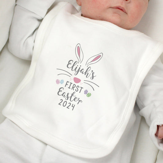 Personalised Baby's First Easter Bib