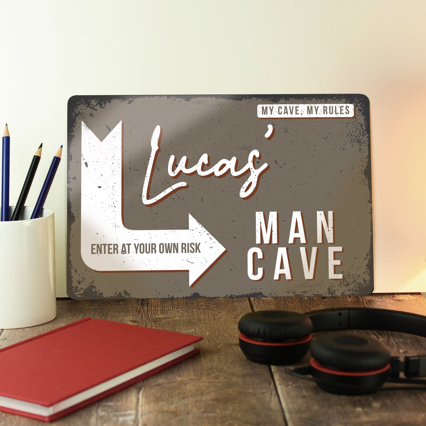 Man Cave Metal Sign