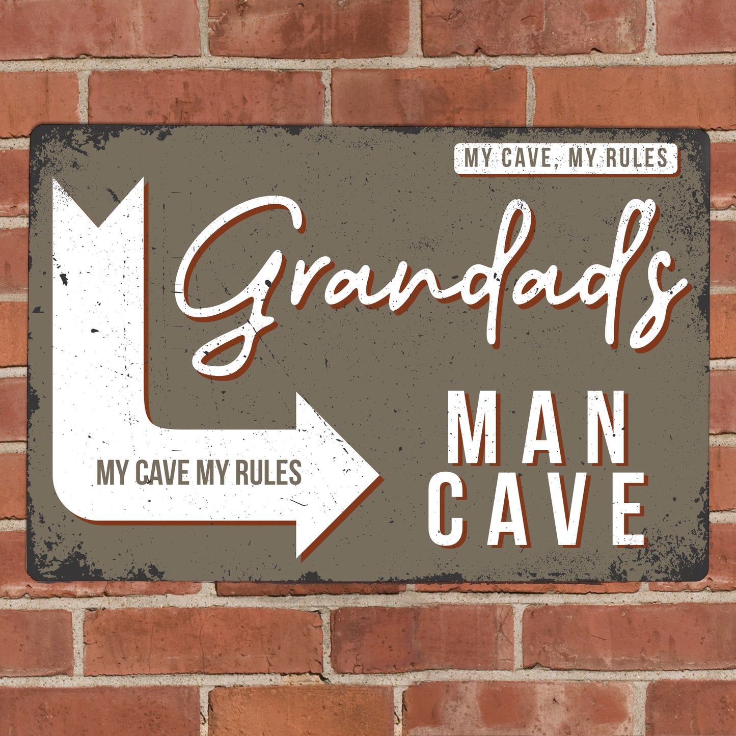 Man Cave Metal Sign