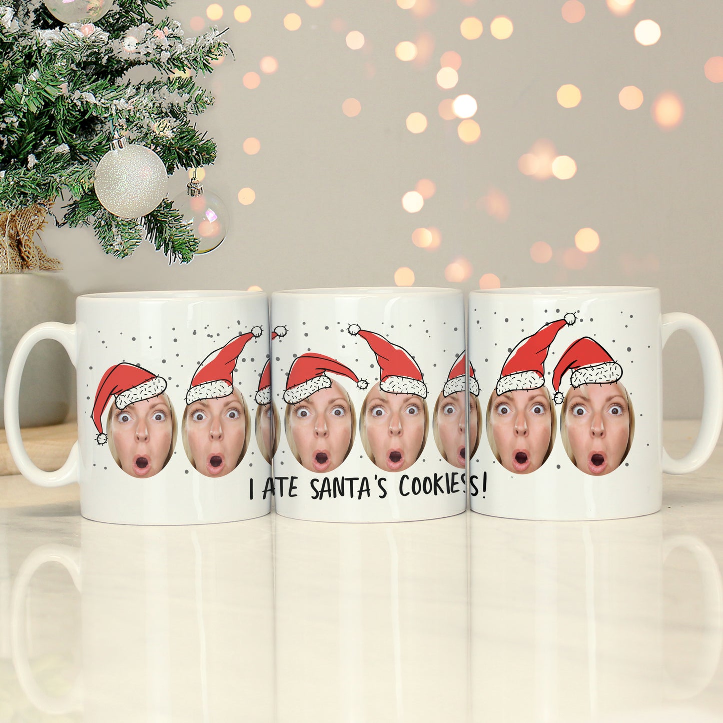 Photo Upload Santa Mug