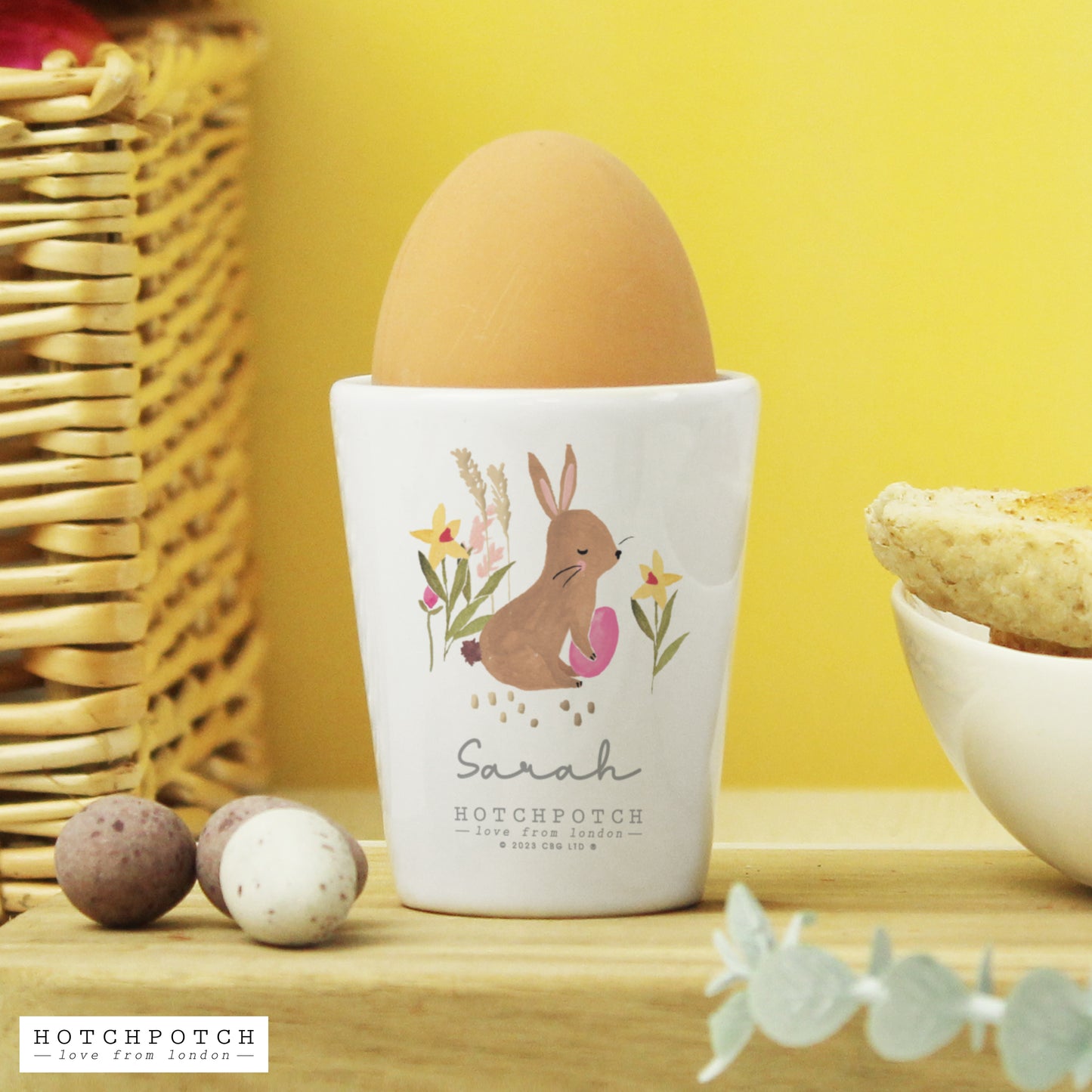 Hotchpotch Easter Personalised Egg Cup