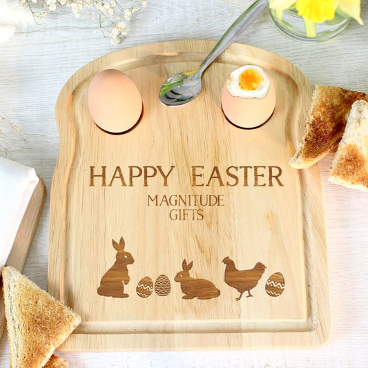 Personalised Spring Egg & Toast Board