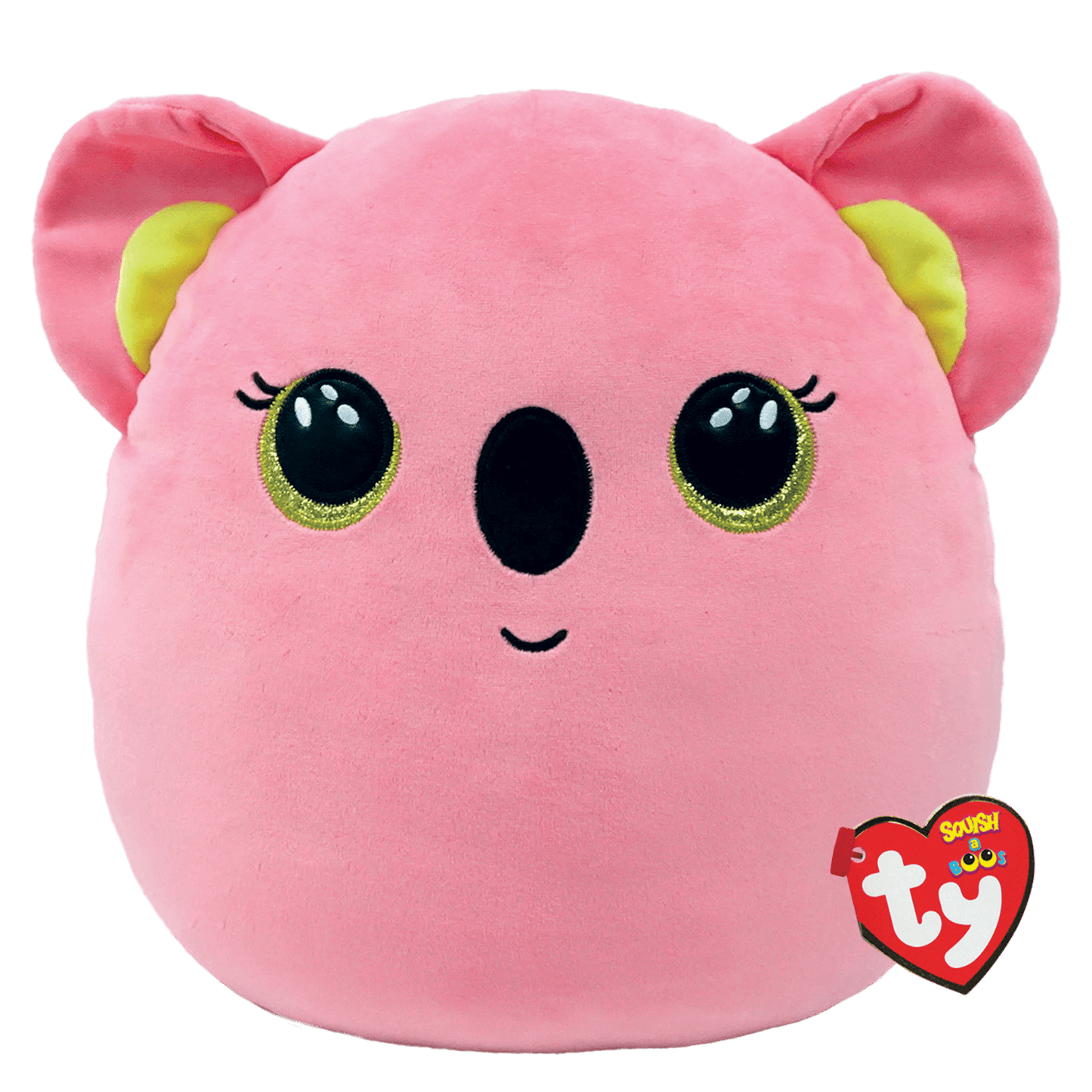 Personalised Ty Squish a boo Poppy Koala Pink Plush