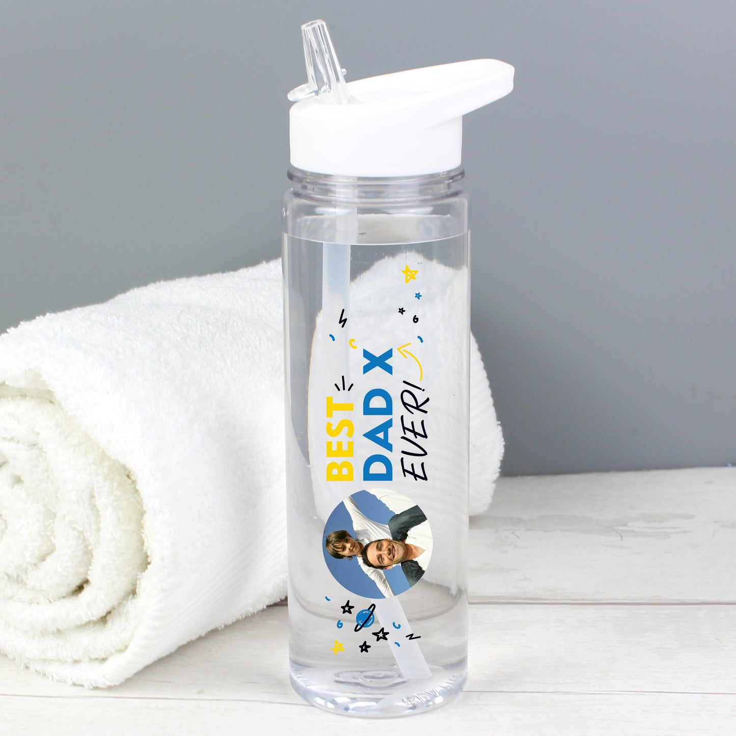 Personalised Water Bottle Best Ever With Photo Upload
