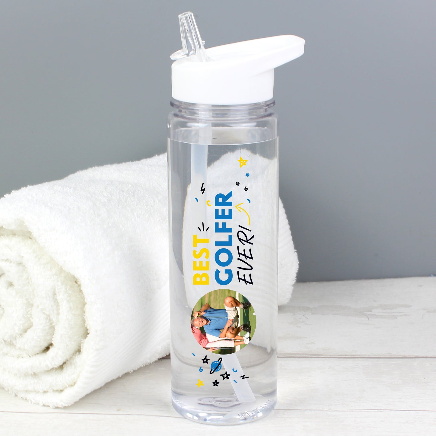 Personalised Water Bottle Best Ever With Photo Upload