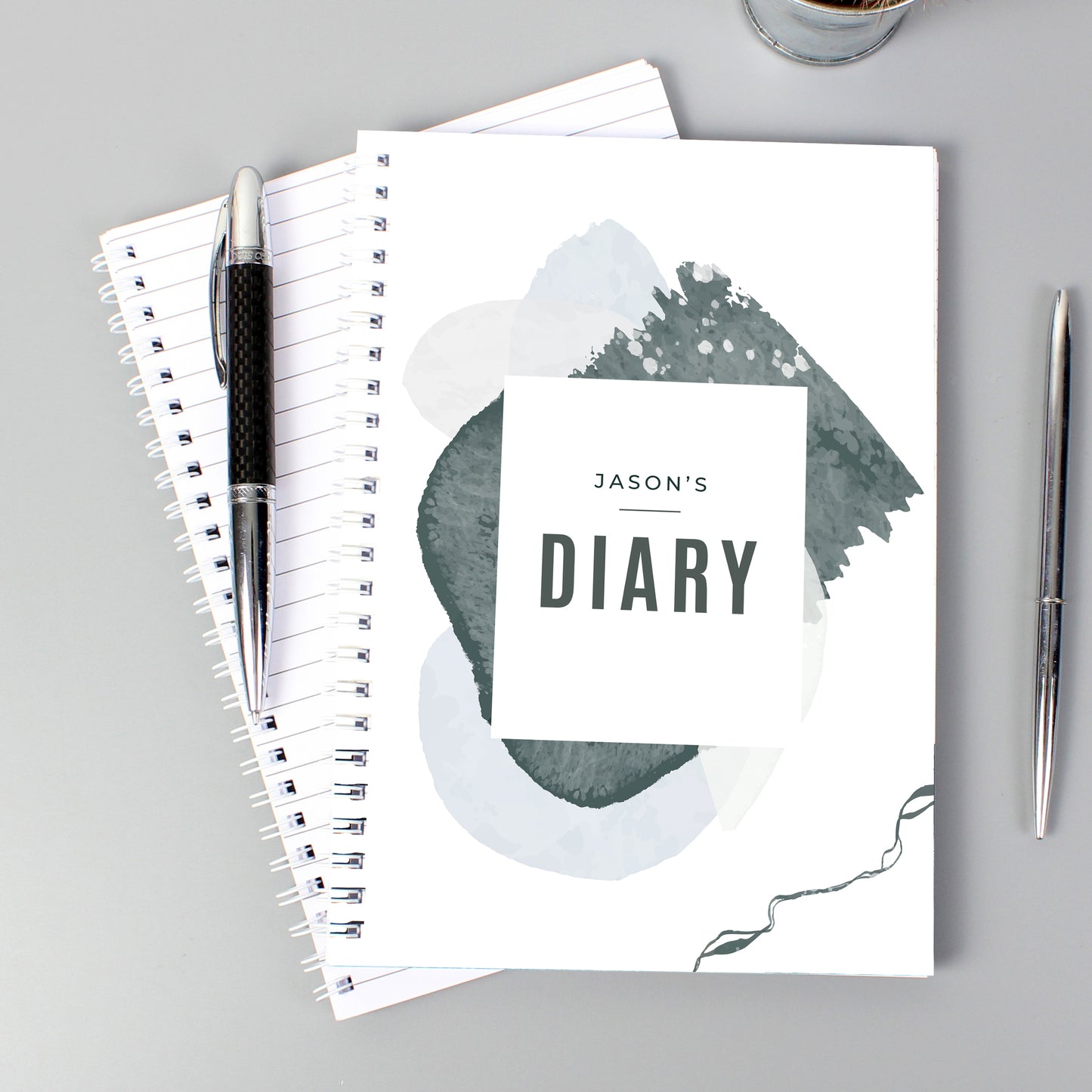 Personalised Abstract A5 Diary