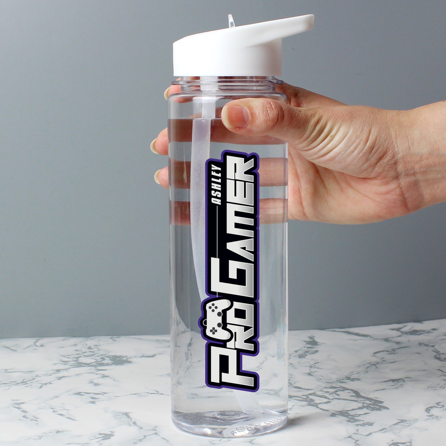 Personalised Pro Gamer Water Bottle 800ml