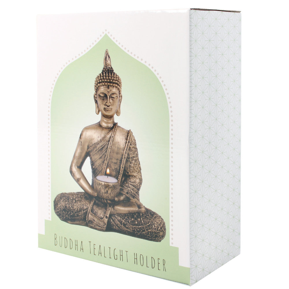 Sitting Thai Buddha Tealight Holder 27cm