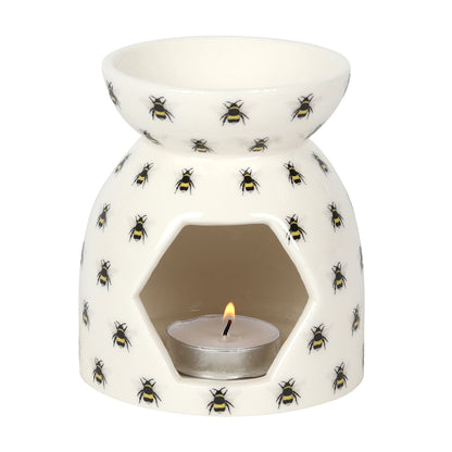 Oil Burner All Over Bee Print Design