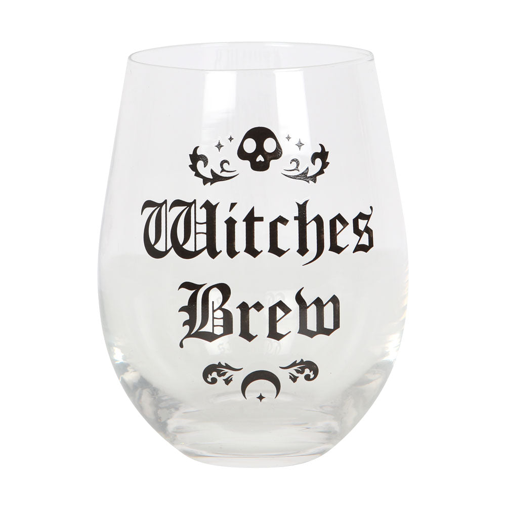 Witches Brew Stemless Wine Glass