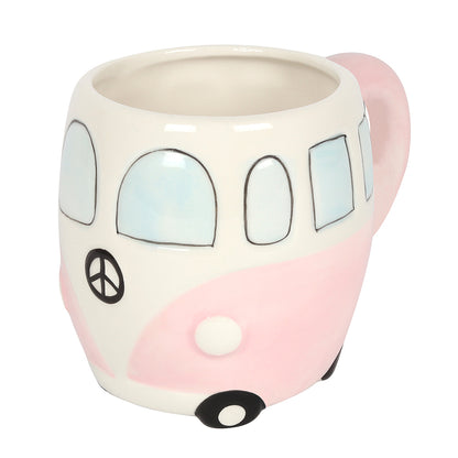 Campervan Mug Green or Pink