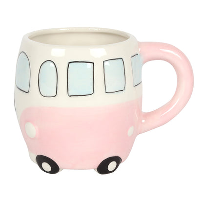 Campervan Mug Green or Pink