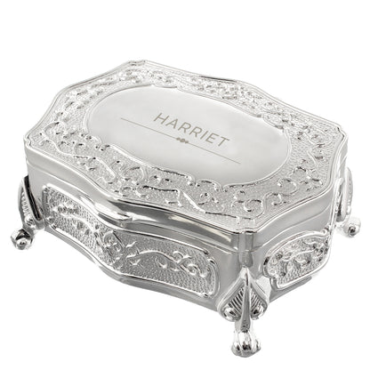 Personalised Classic Small Antique Trinket Box