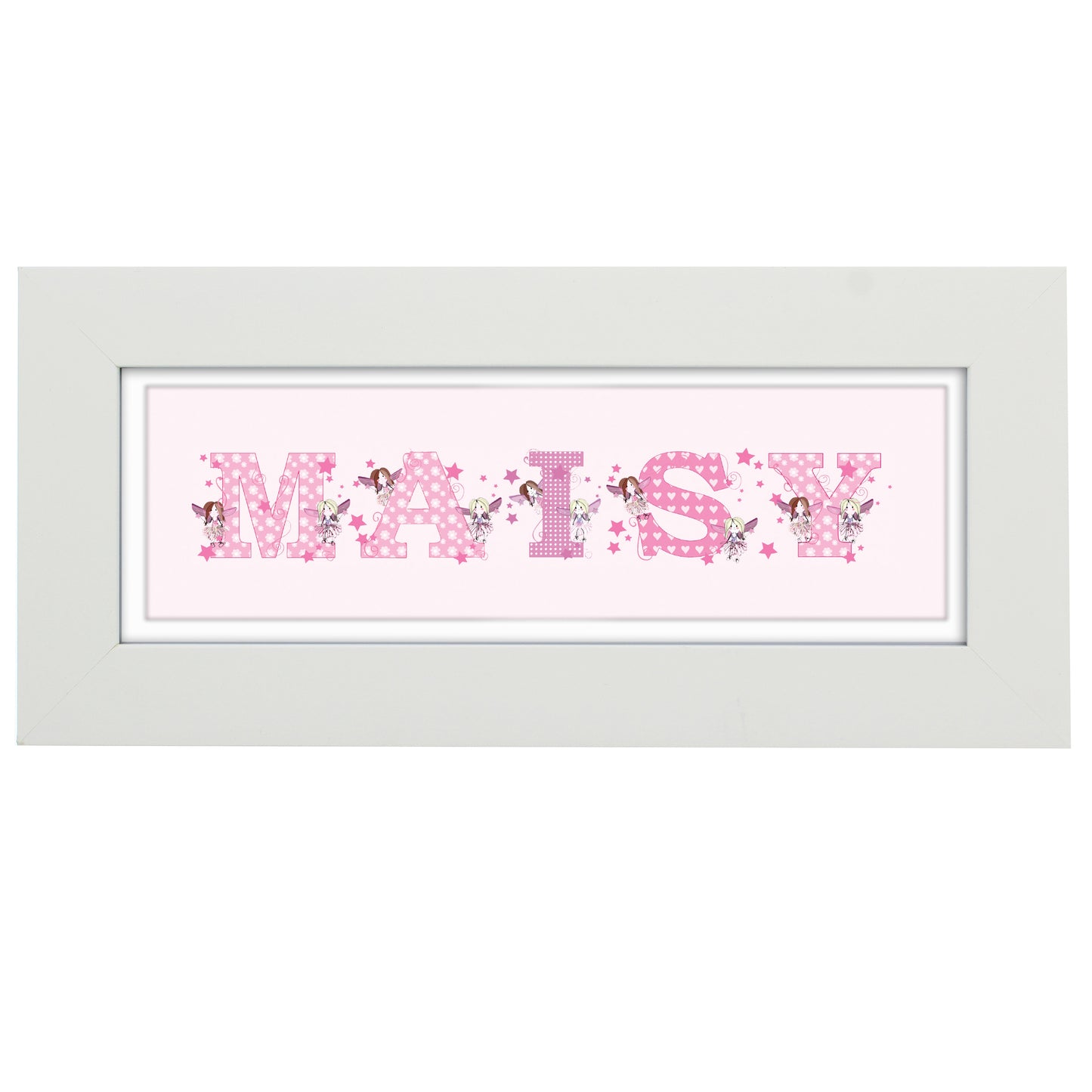 Personalised Fairy Letter Name Frame