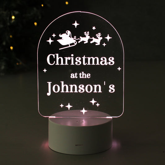 Personalised Christmas LED Light