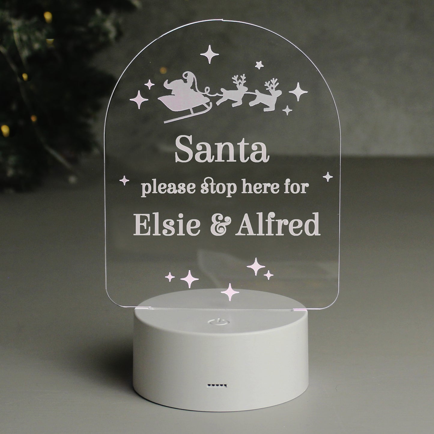 Personalised Christmas LED Light