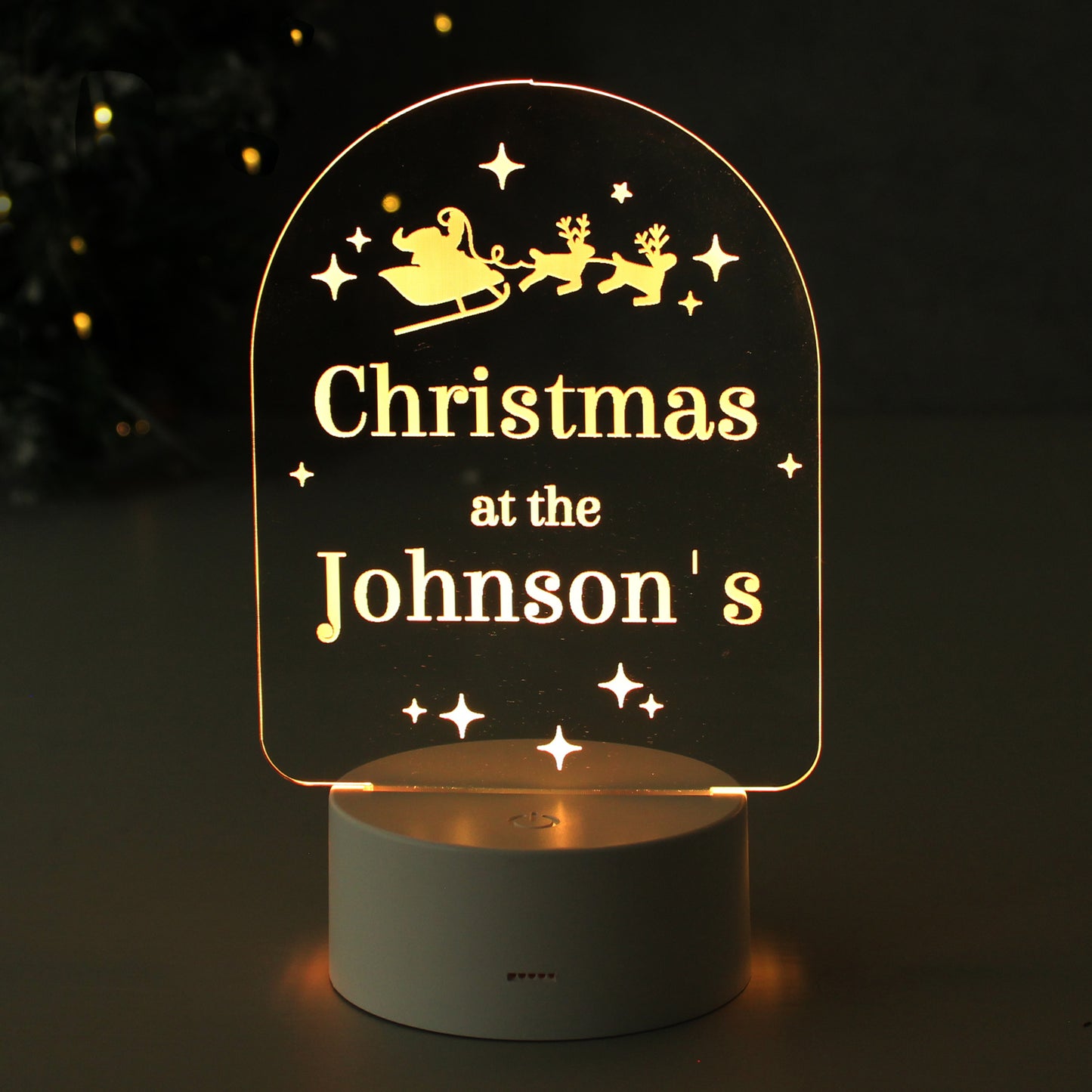 Personalised Christmas LED Light