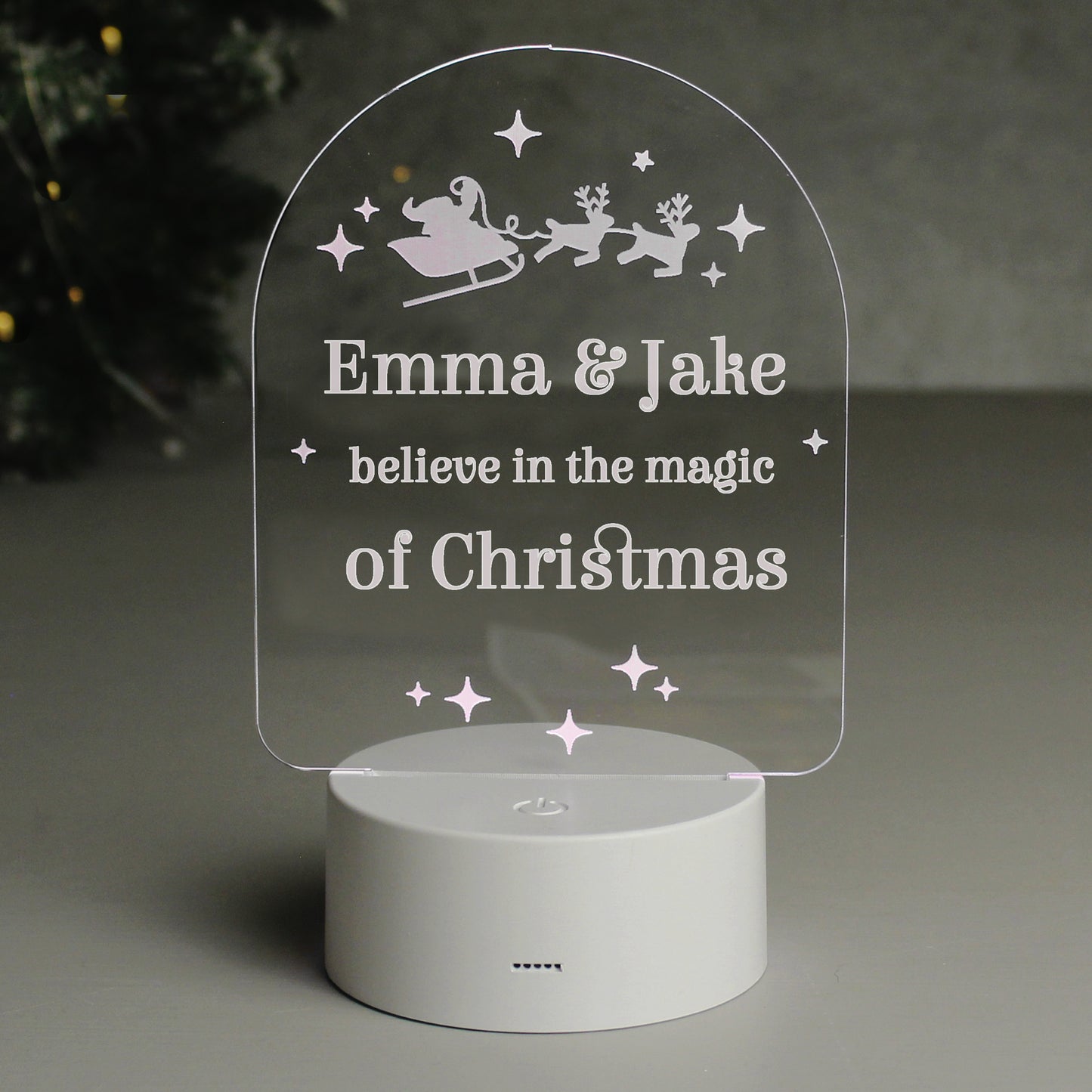 Personalised Christmas LED Light