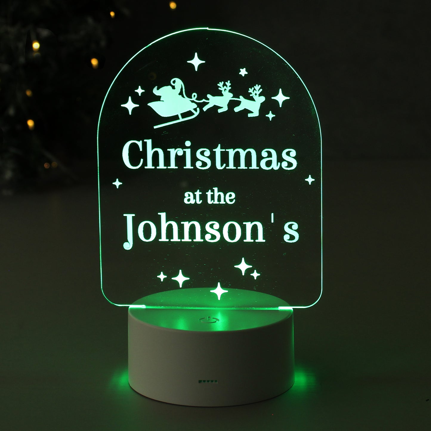 Personalised Christmas LED Light