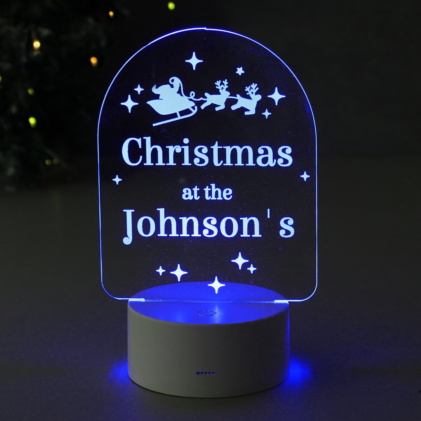 Personalised Christmas LED Light