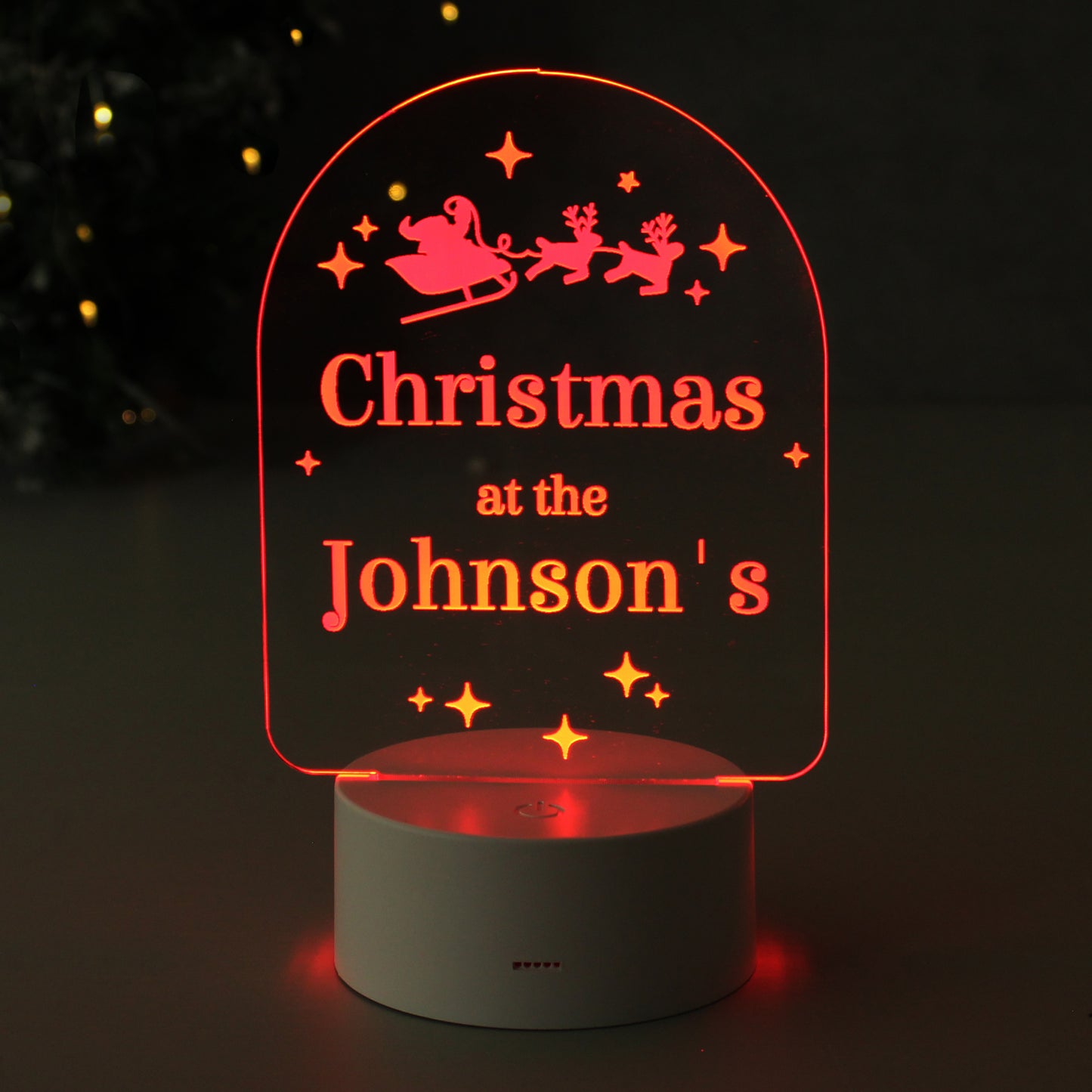 Personalised Christmas LED Light